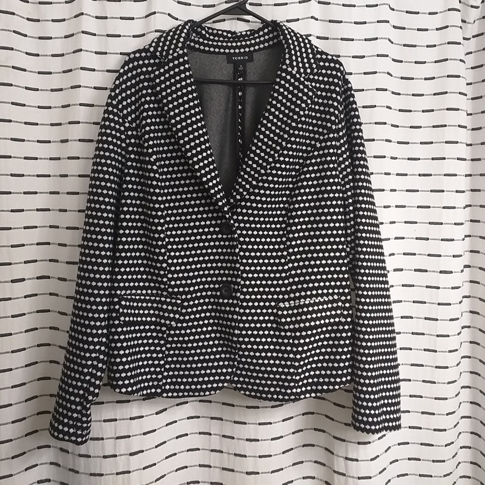 Torrid Polka Dot Blazer